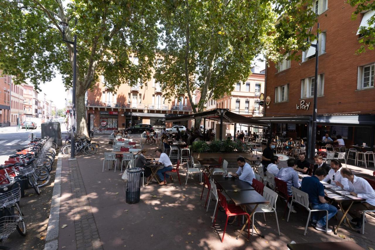 Le Chine - Patio Convivial - Parking - Centre Lägenhet Toulouse Exteriör bild